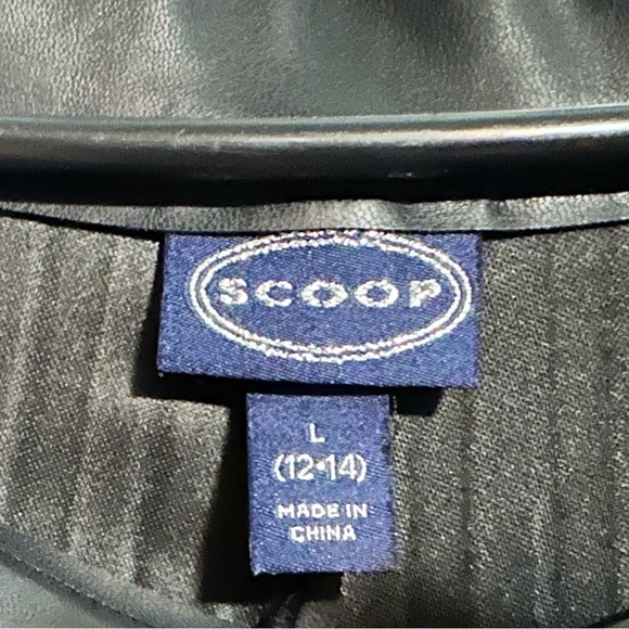 Scoop NYC Black Pleated Midi Skirt for Work - Picture 8 of 10